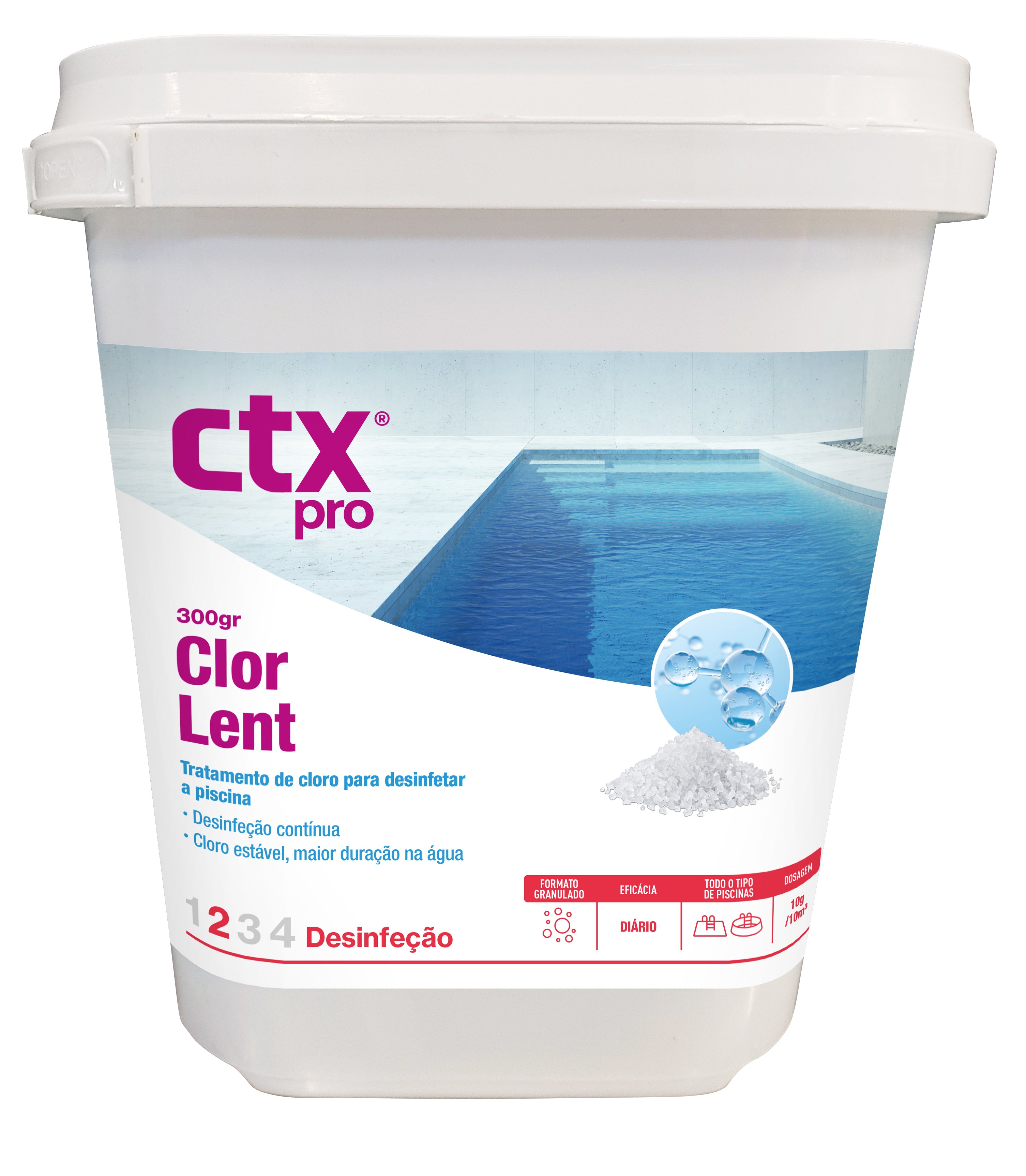 Tricloro granulado CTX-300/gr ClorLent